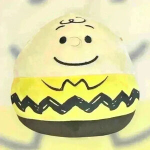 Squishmallow 8 Inch Peanuts Charlie Brown Plush Toy